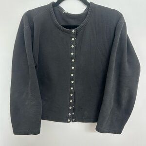 Grey Agnes B style cardigan